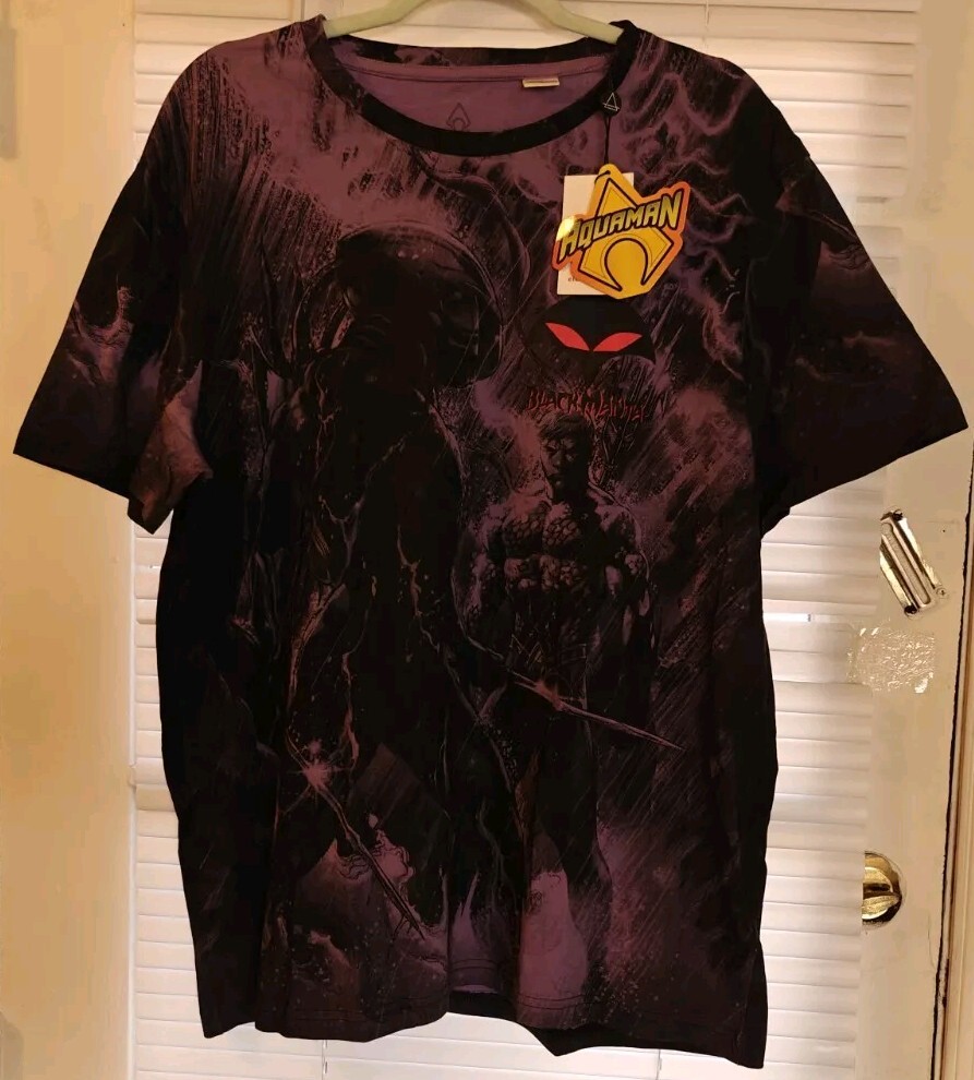 Elevenparis Eleven Paris Black Manta Graphic Tee T-Shirt Mist Aquaman XL NWT $75 gallery