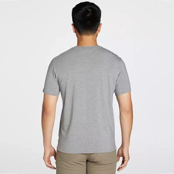 VRST ' MENS ' ESSENTIAL POCKET TEE ' MID GREY HEATHER ' SMALL - UV PROTECTION gallery