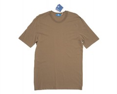 Kired by Kiton NWT $295 Brown Crepe Cotton Short Sleeve Slim T-Shirt S (48 IT)