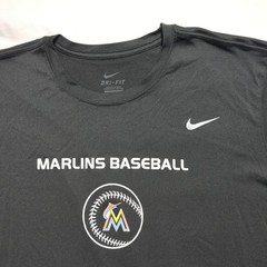 Nike Dri-FIT Miami Marlins Baseball – Mens 2XL Black Find A Way T-Shirt EUC