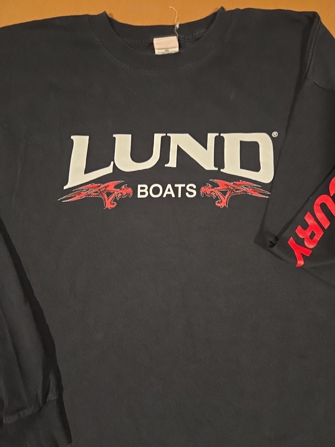 Lund Boats Shirt Mens 3XL Black Mercury Boat Fishing Angler Vtg Y2K gallery
