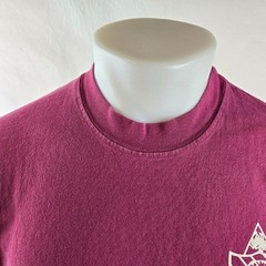 Phi Sigma Sigma T Shirt Womens Medium Red Spirit Jersey Oversized Sorority L/S