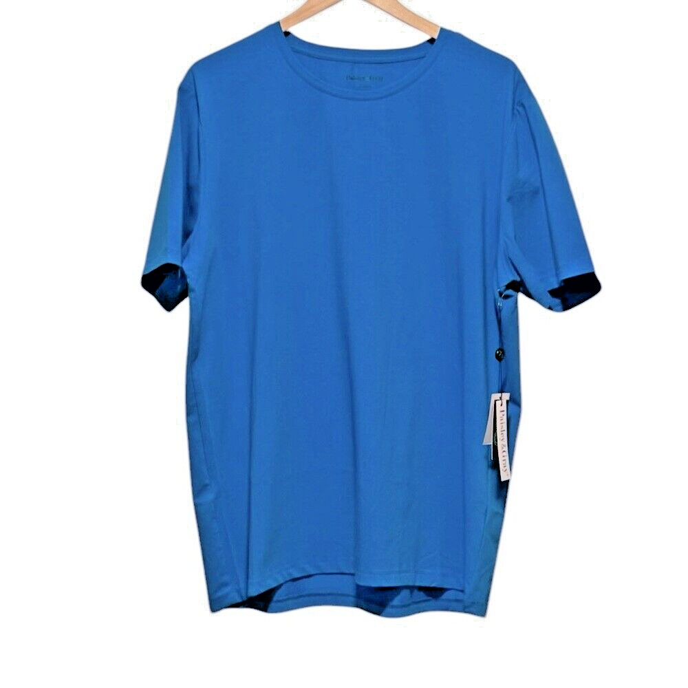 NWT Paisley & Gray Lucas Azure Blue Crewneck Short Sleeve T-Shirt Mens XXL gallery