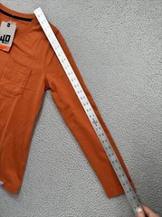 Duluth Trading 40 Grit Wicking Long Sleeve Tee Orange Shirt Men’s Size Small NEW