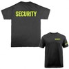 “Security” Size S-5XL Front/Back Event Staff Uniform T-shirt