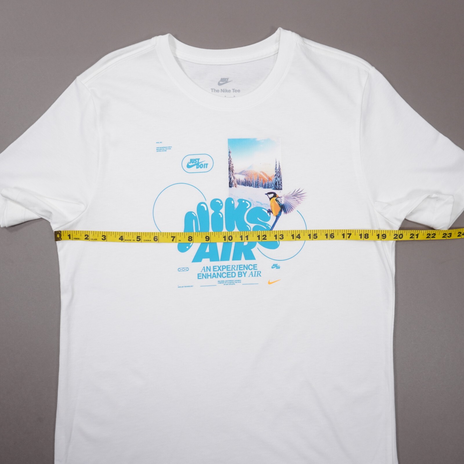 Nike Sportswear NSW Air T Shirt Mens Medium White Short Sleeve Cotton FJ1101 EUC gallery