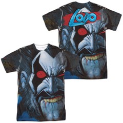 JUSTICE LEAGUE LOBO BIT LIP Licensed Men’s Graphic Sublimated Tee Shirt SM-3XL