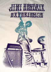 Jimi Hendrix Experience Men’s T Shirt Size XL Creamy White Color – EUC