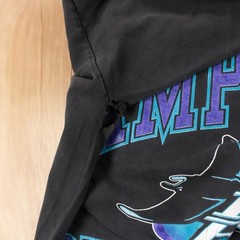 LOGO 7 Tampa Bay Devil Rays MLB baseball t-shirt MEDIUM tag vtg 90s usa made