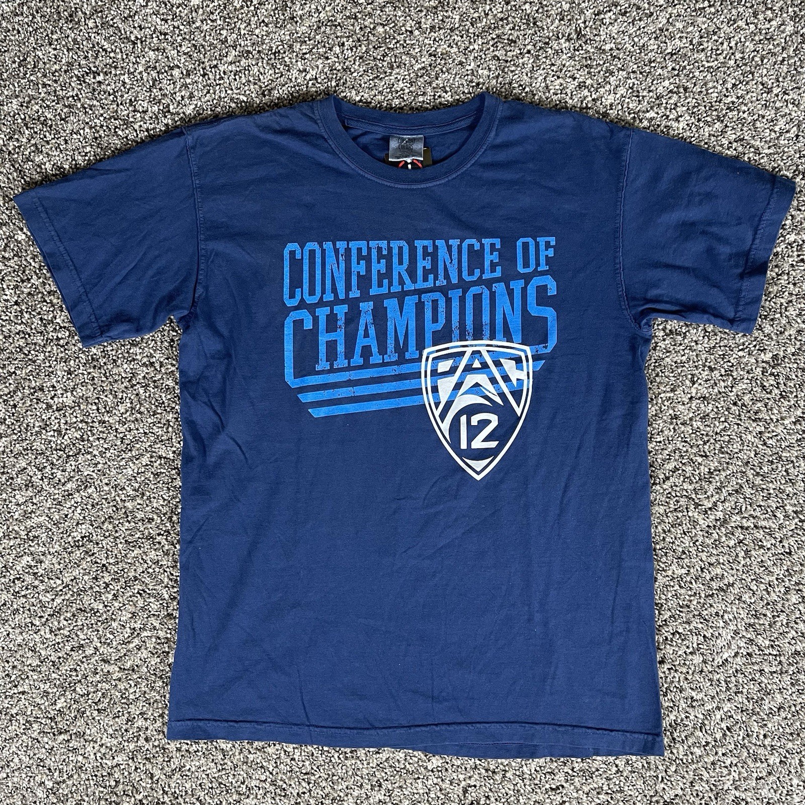 NCAA Pac 12 Men’s T-Shirt Comfort Colors Image One Blue Tee Size Medium NWT gallery