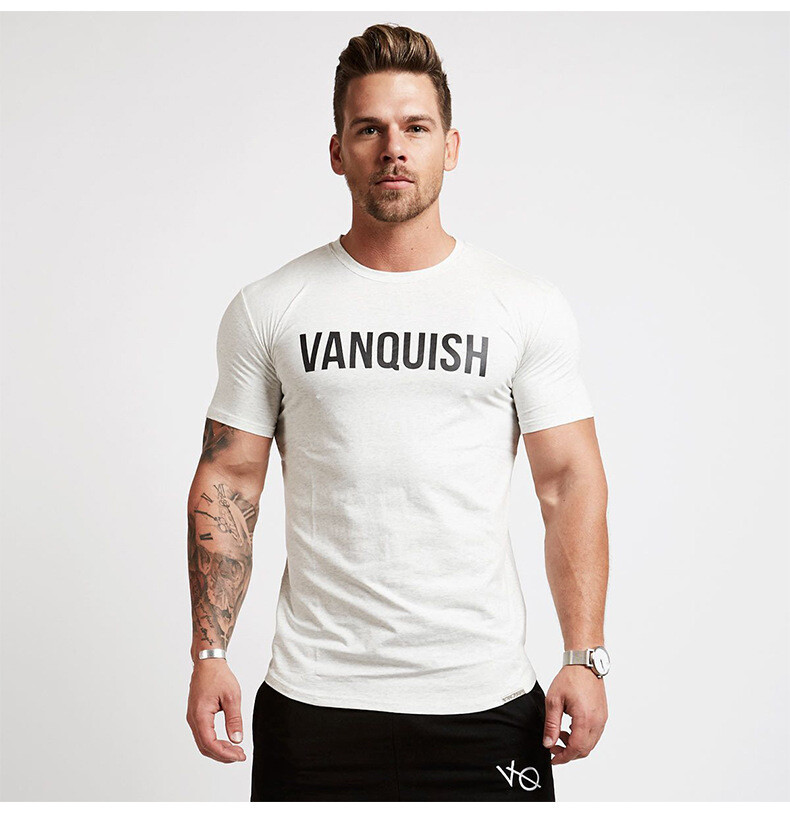 Men Sport Fitness Casual T Shirt Cotton Short Sleeve Shirt Comfortable Shirt gallery