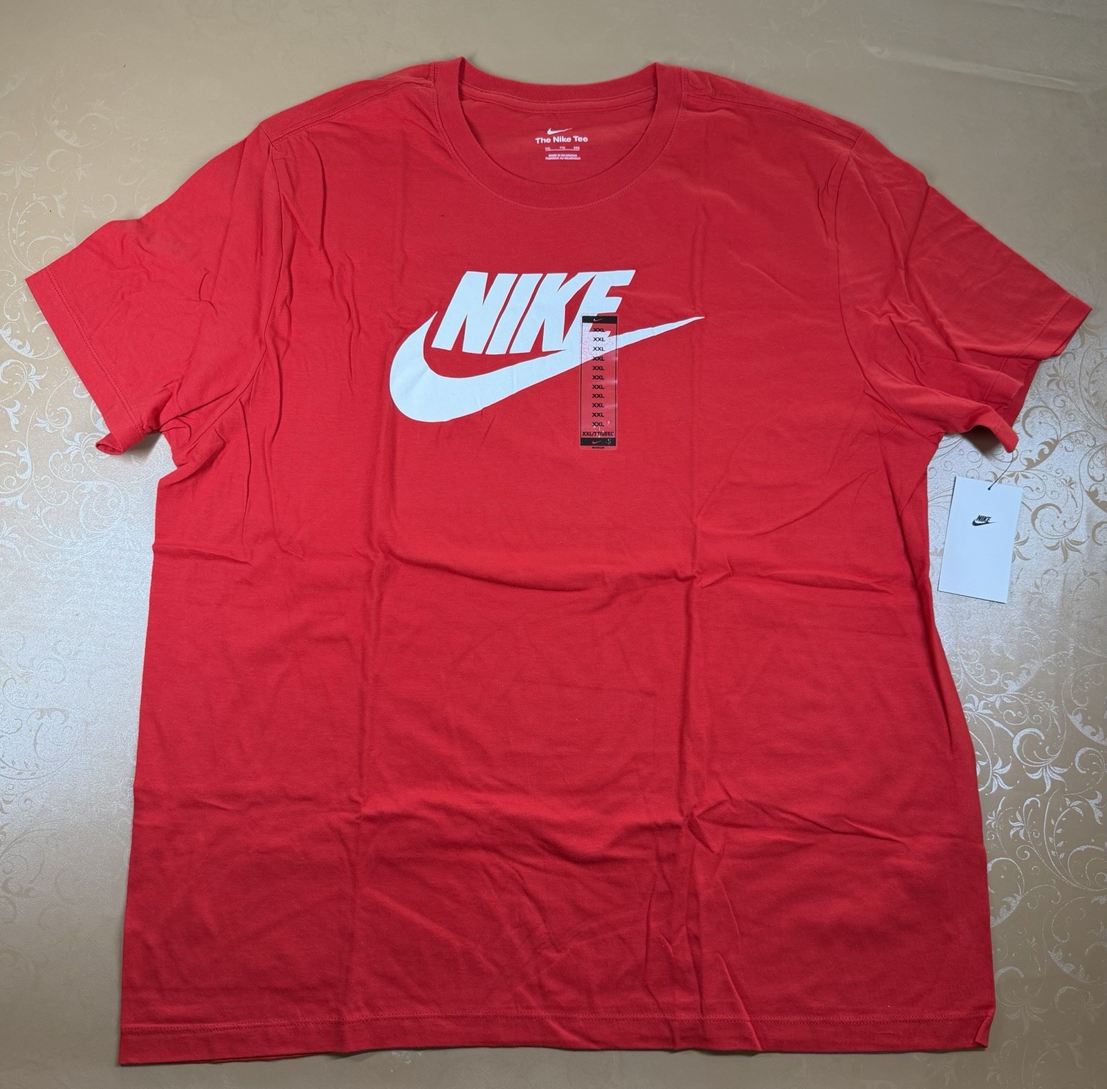 Nike Men's Futura Icon Swoosh Logo Tee T Shirt RED Size XXL 2XL New FREE SHIP gallery