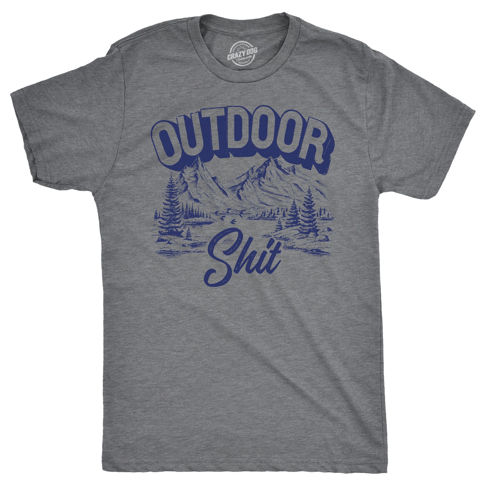 Mens Funny T Shirts Outdoor Sarcastic Camping Hiking Graphic Novelty Tee