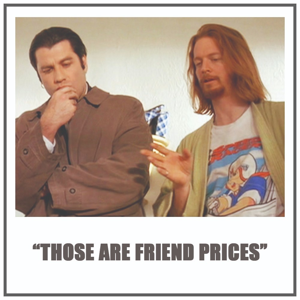 Lance Eric Stoltz Pulp Fiction True Romance Quentin Tarantino 90s Movie T Shirt gallery