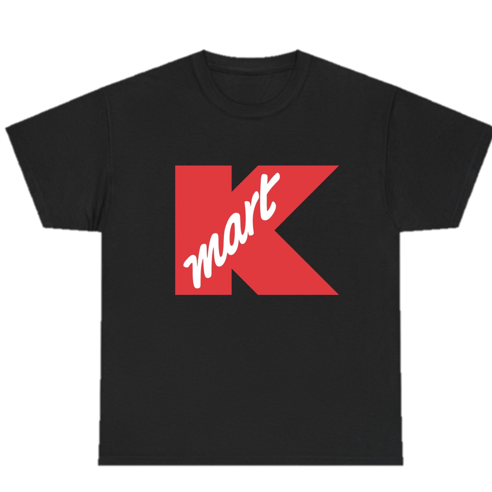 K Mart Black Unisex T Shirt NEW Retro Style 80s Funny shirt Nostalgia Big K