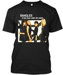 NEW! Popular The Bangles If She Knew What She Wants American Music T-SHIRT S-4XL