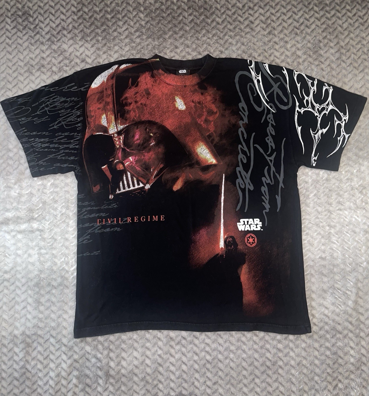 Star Wars Civil Regime Darth Vader T-shirt In Black Size Medium