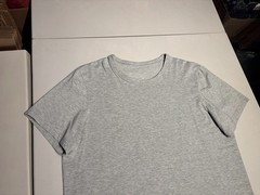 Lululemon Shirt Men’s Large Gray Fundamental Casual Crewneck Cotton Lyocell