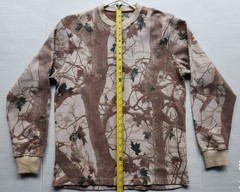 Nomad By Craft + Flow Men’s Apparel Camouflage Tree Long Sleeves T-Shirt Medium
