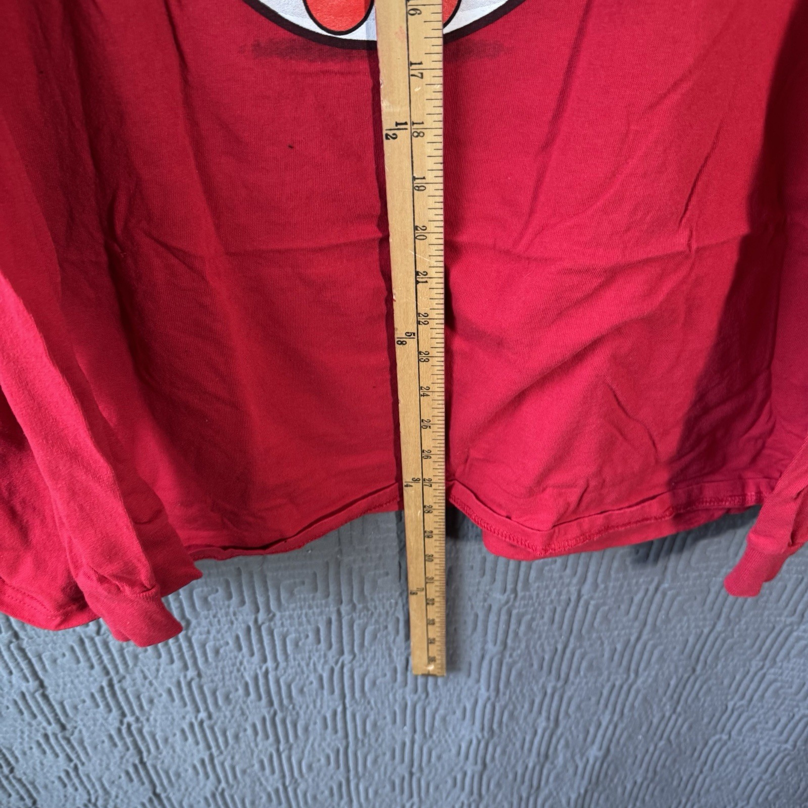 Port And Company T-Shirt Men’s XL Red Chicken Christmas Long Sleeve gallery