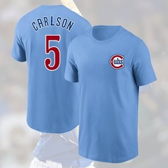 HOT NEW! Dylan Carlson #5 Chicago Cubs 2026 Name & Number Fastship For Fans