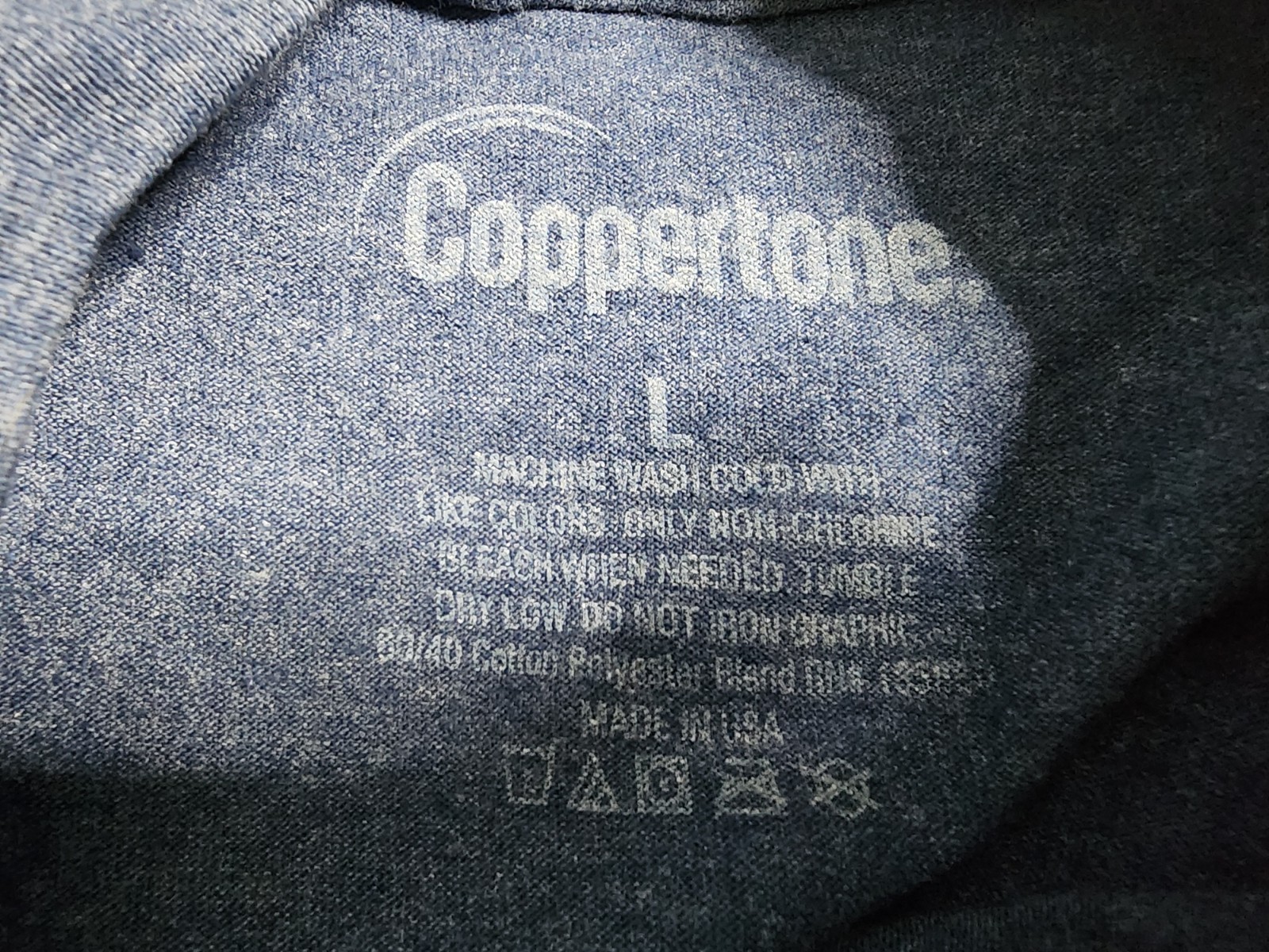 Retro Mens L Coppertone Baby Sunscreen Classic Logo T Shirt Made In USA gallery