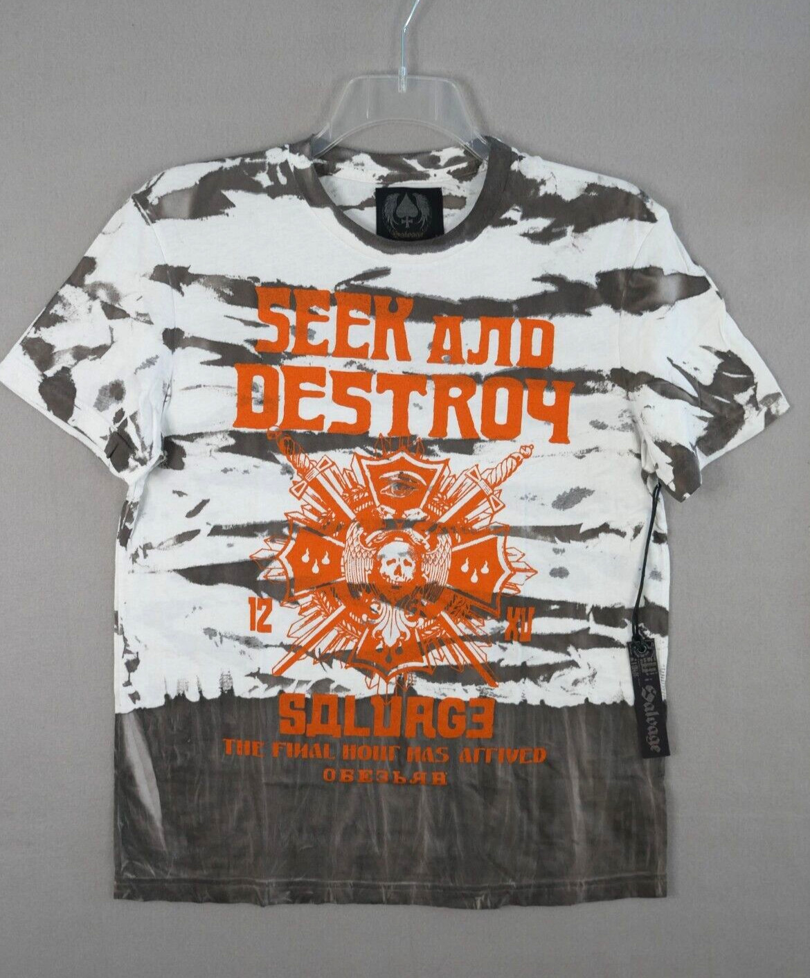 Genuine Vintage Salvage Brand T Shirt "SHOGUN" Rust V51T425 Size M gallery