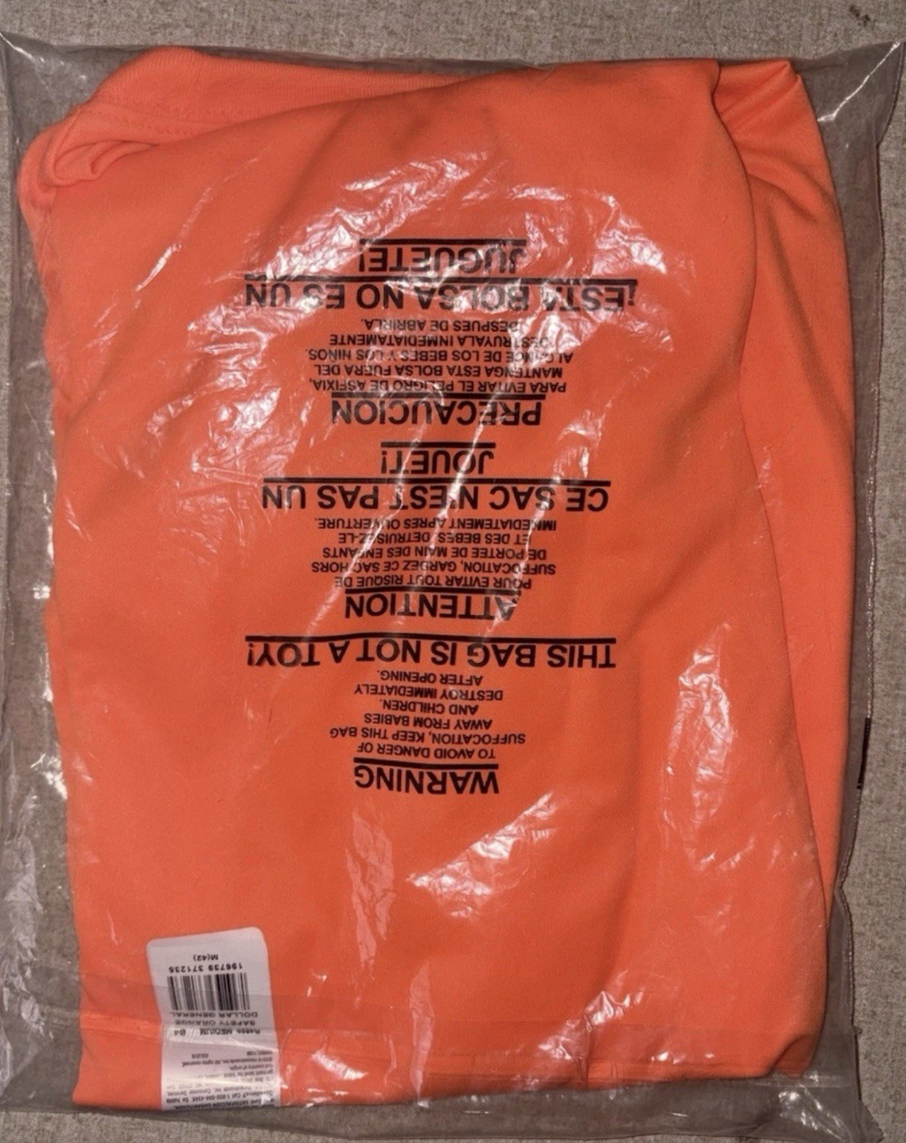 Hanes Unisex Ecosmart T Shirt Casual Safety Orange Plain T-Shirt - Medium gallery
