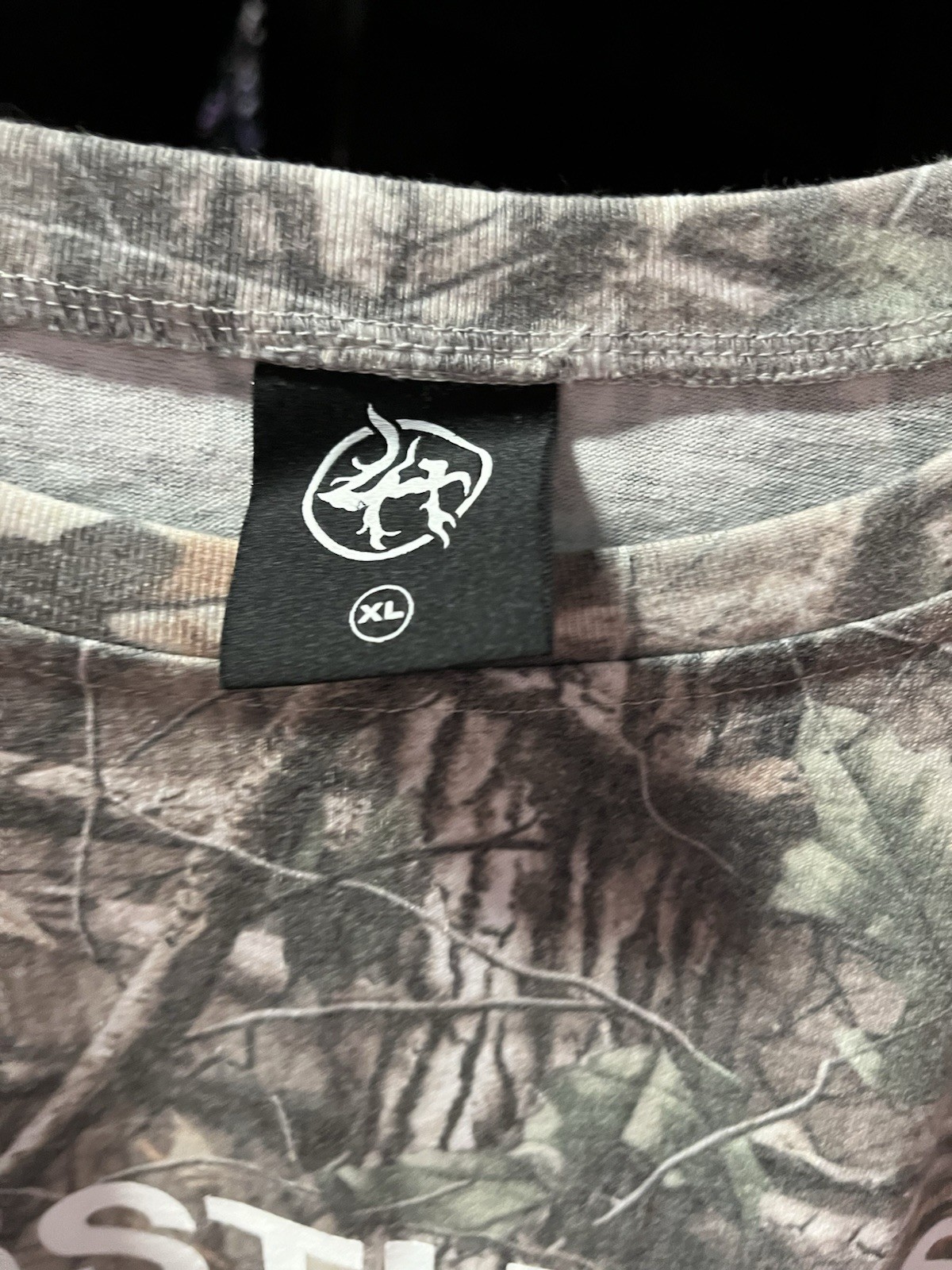 LostHills Men's Multicolor Camo Graphic Logo Crew Neck Short Sleeve Tee XL gallery