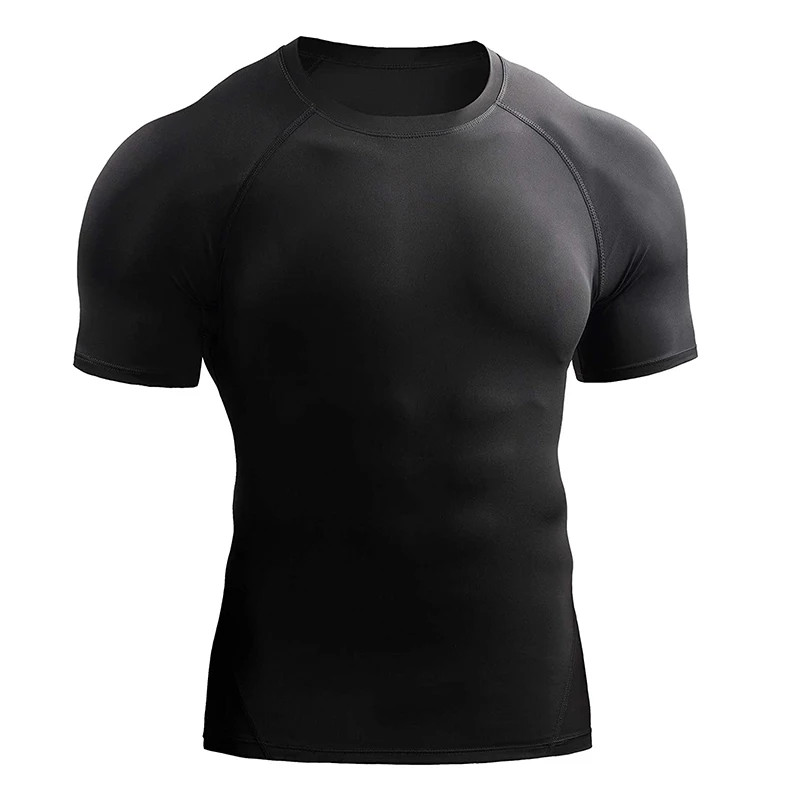 2026 Men’s Compression T-Shirt Quick Dry Athletic Gym Fitness Running Top Gift gallery