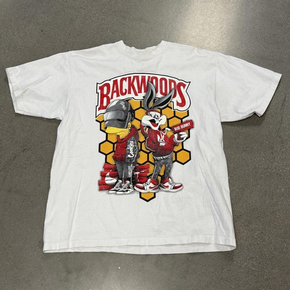 Backwoods Cigars Bart Simpson Bugs Bunny Double Sided Shaka Super Max Heavy 2XL