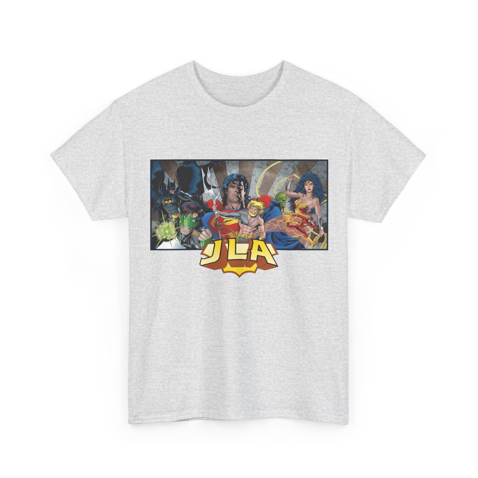 Justice League T-Shirt DC Comics Kevin Maguire Art Superman Vintage-Style Tee