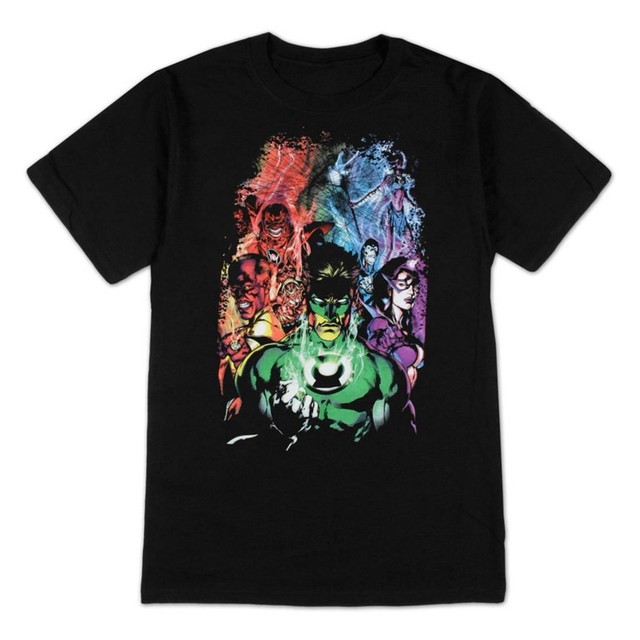 DC Comics Justice League Blackest Night Mens T-Shirt Black Bioworld Sz 2XL NWT gallery
