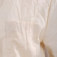 Men Stand Collar Buttons Front Linen Shirts Solid Color Loose Pullover Top M-3XL
