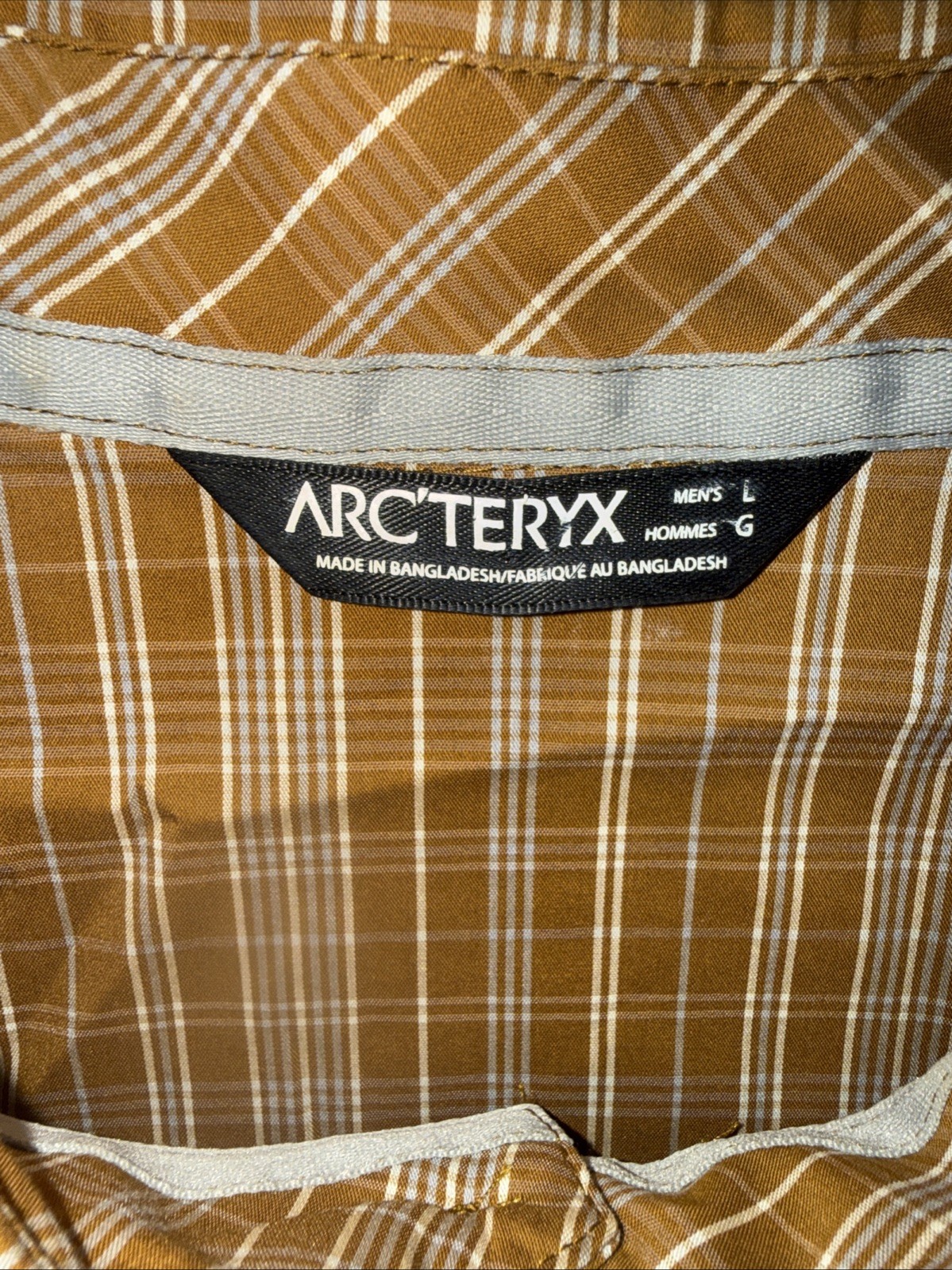 Arcteryx Short Sleeve Shirt Mens Large Peakline Pocket Lightweight Hiking Y2K gallery