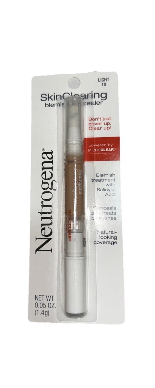 Neutrogena SkinClearing Blemish Concealer Light 10 Exp 8/26