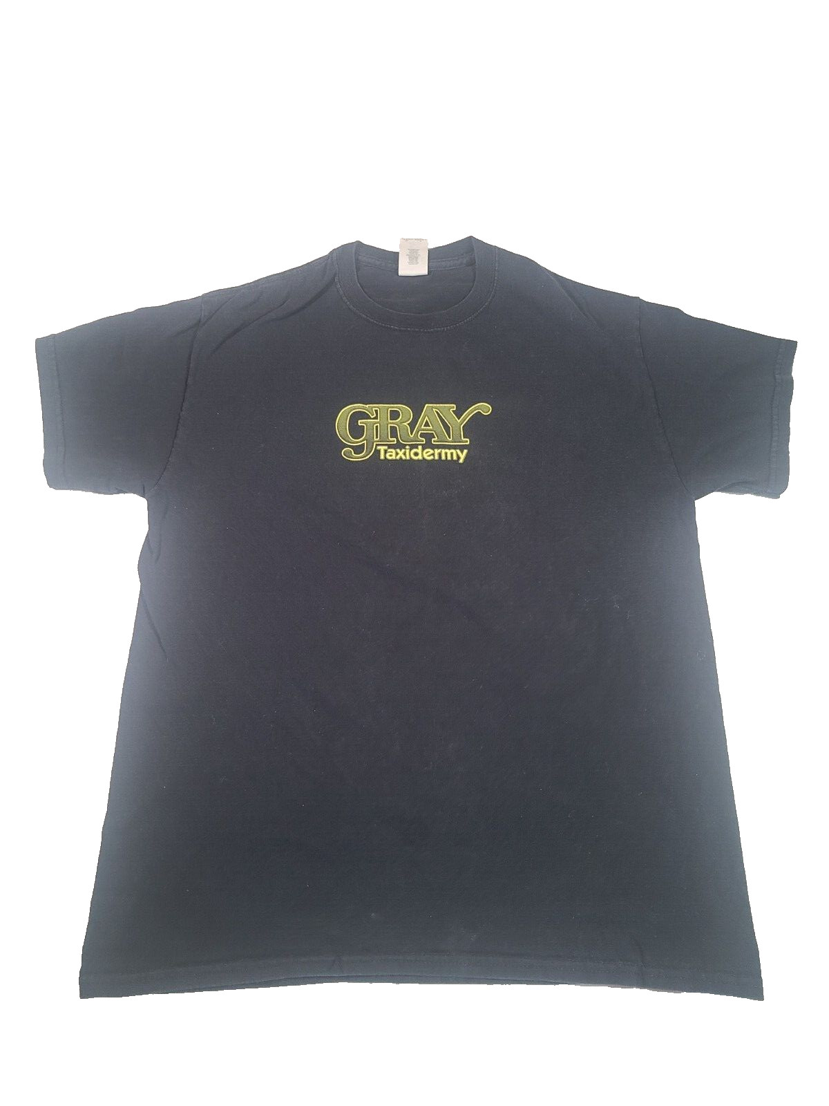 Bass Fishing Shirt Mens Medium Black Gray Taxidermy Classic Outdoor Tee gallery