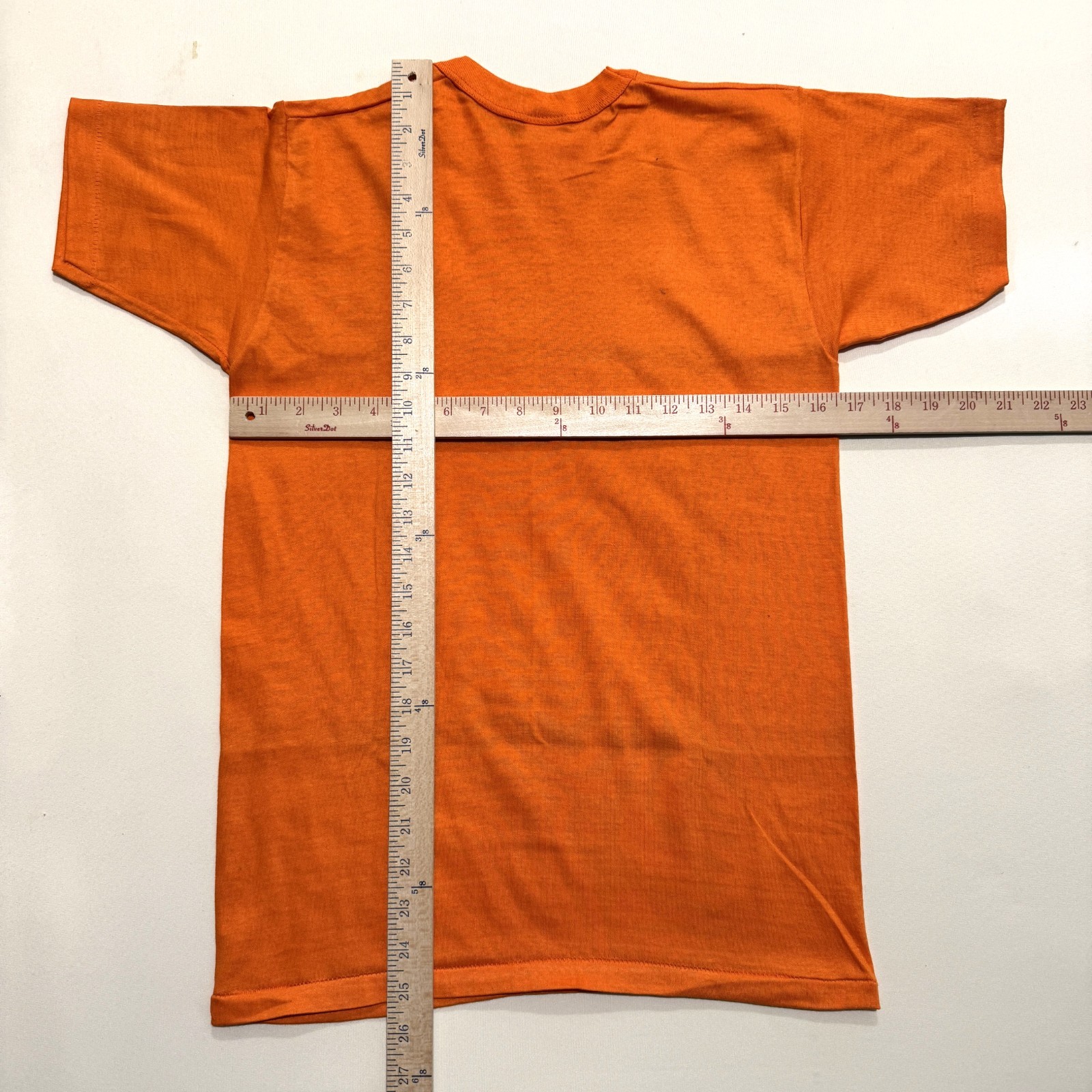 Vintage Russell Athletic Adult S (34-36) Orange T-Shirts Blanks Lot of 4 gallery