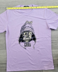 Peruvian Design T Shirt Unisex Size S *** Chullo – Andean Knitted Design