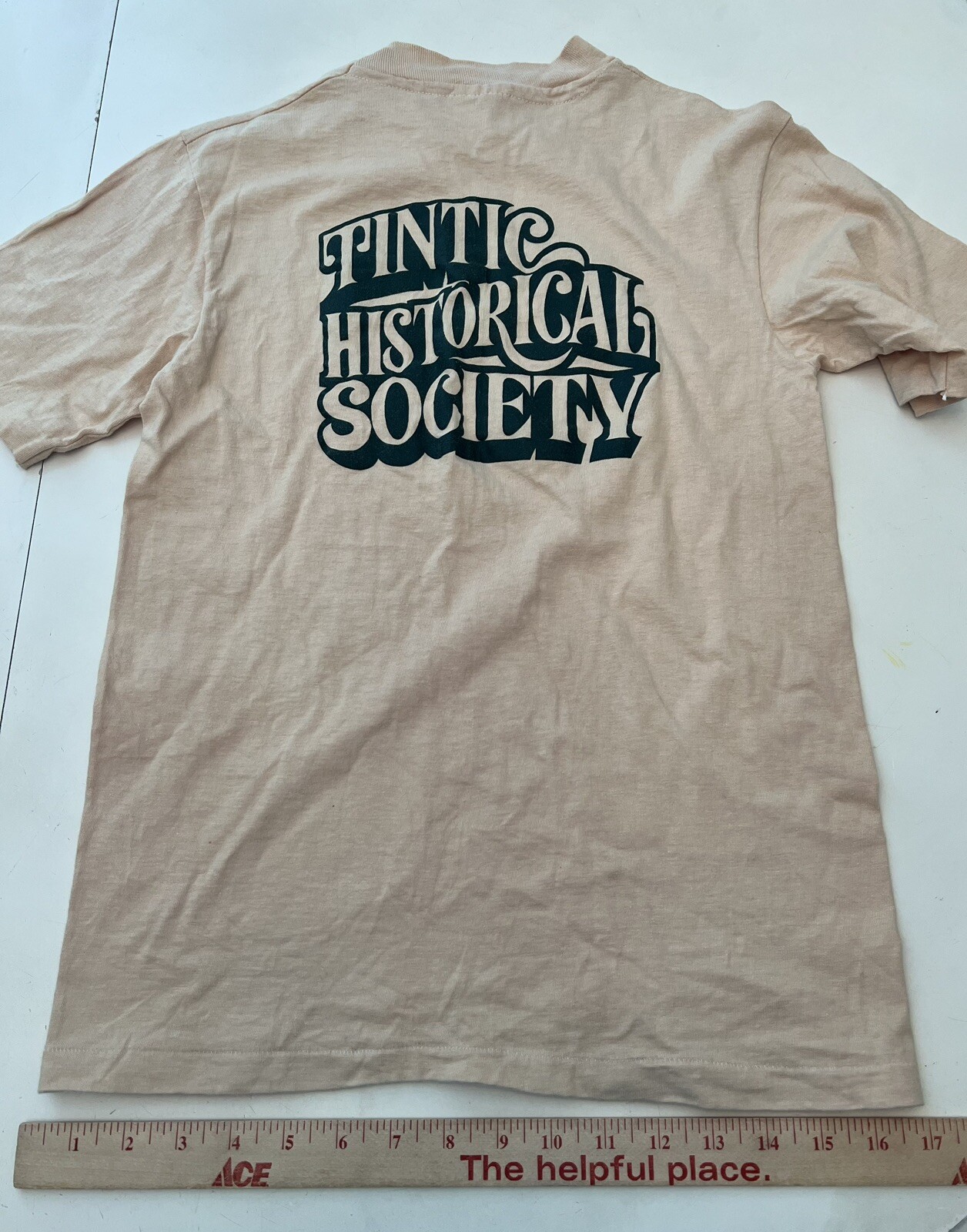 Vintage Eureka Utah T-Shirt Size 34-36 Cotton Made in USA Tan Tintic Historical gallery