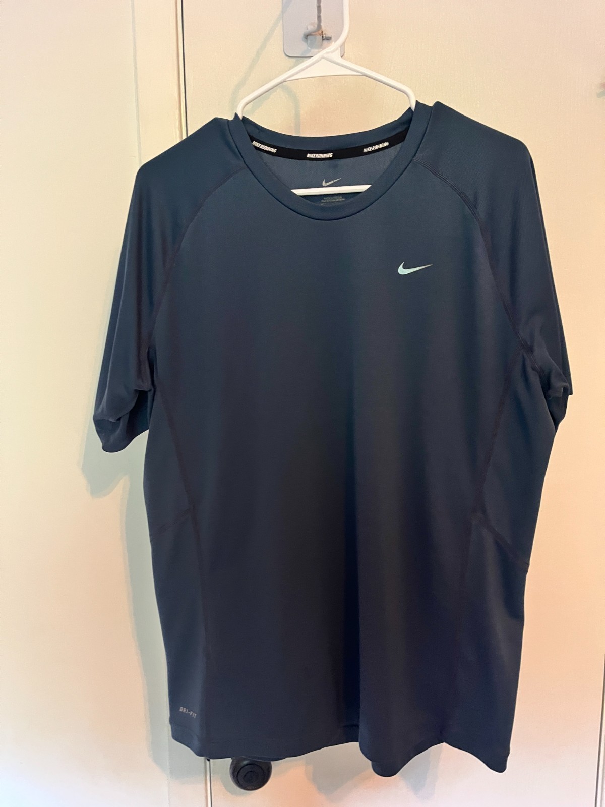 Nike Running Dri Fit Men’s Tee Shirt Blue Size L Large gallery