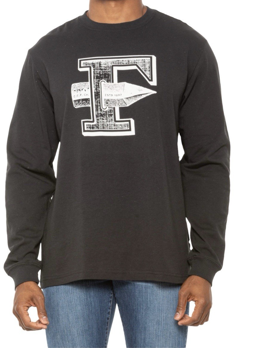 New! $60 Filson Pioneer Graphic Long Sleeve T-shirt Sz L Made In USA. Black Rail gallery