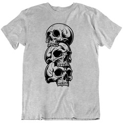 Skull Skeleton Face Horror Scary Sarcastic Halloween T-Shirt Tee Gift New