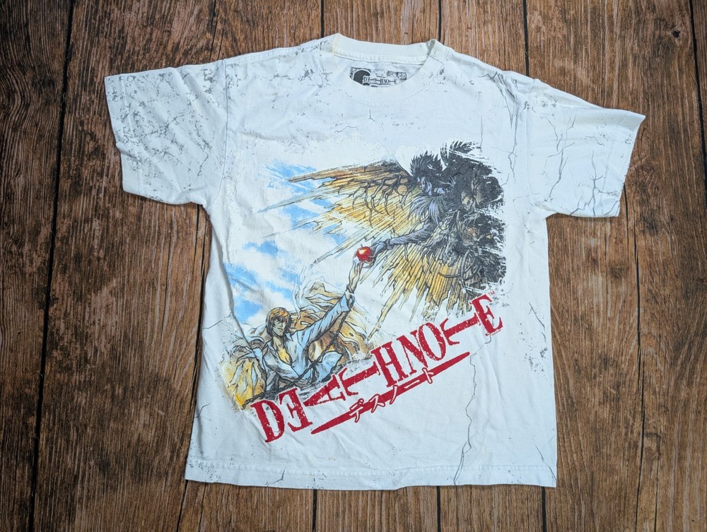 RARE VTG Death Note – Michelangelo Yagami Tsuki Ryuk Anime Manga 00s Size XS