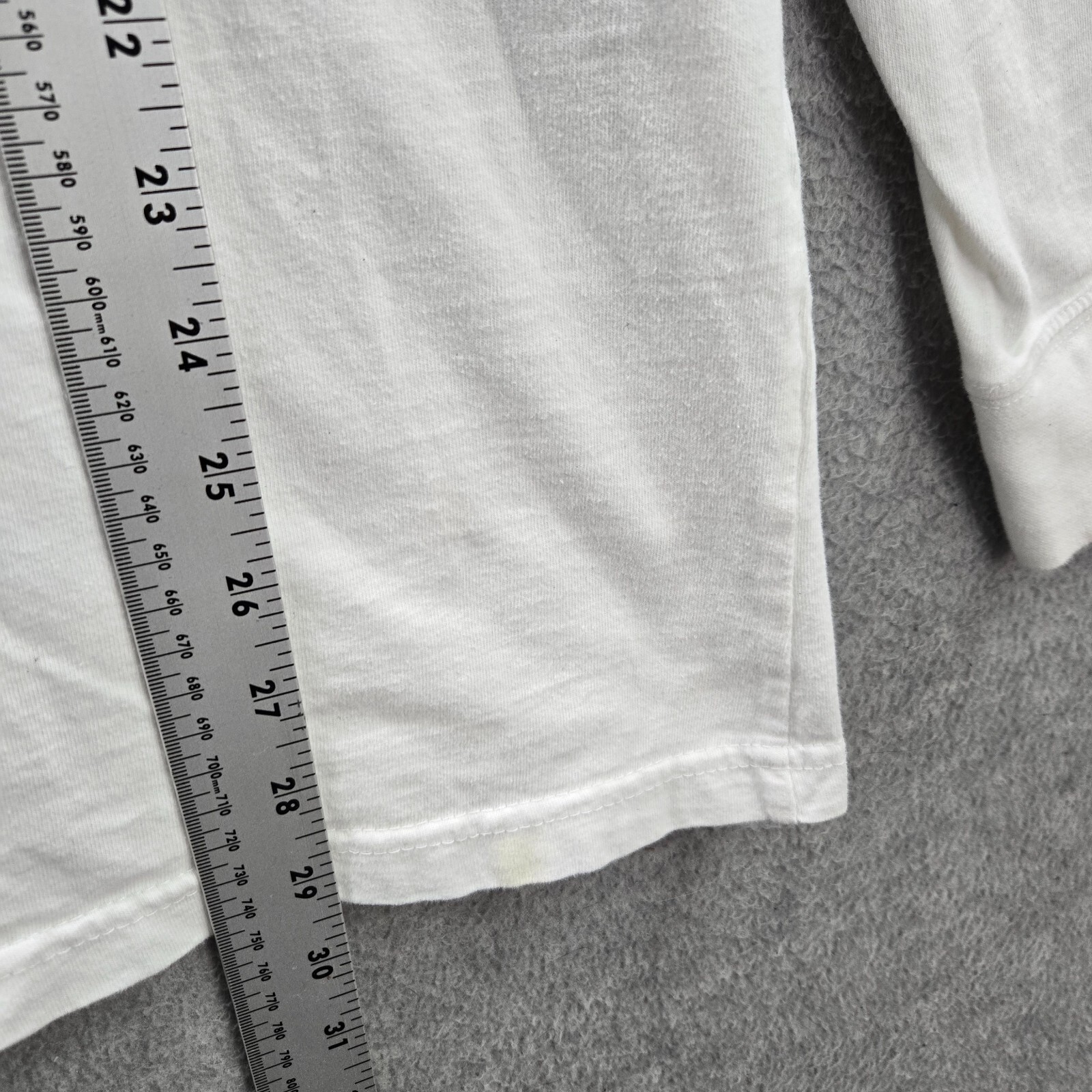 AND1 Men Shirt XL White Hooded Logo Basketball Show Graphic Long Sleeve READ gallery