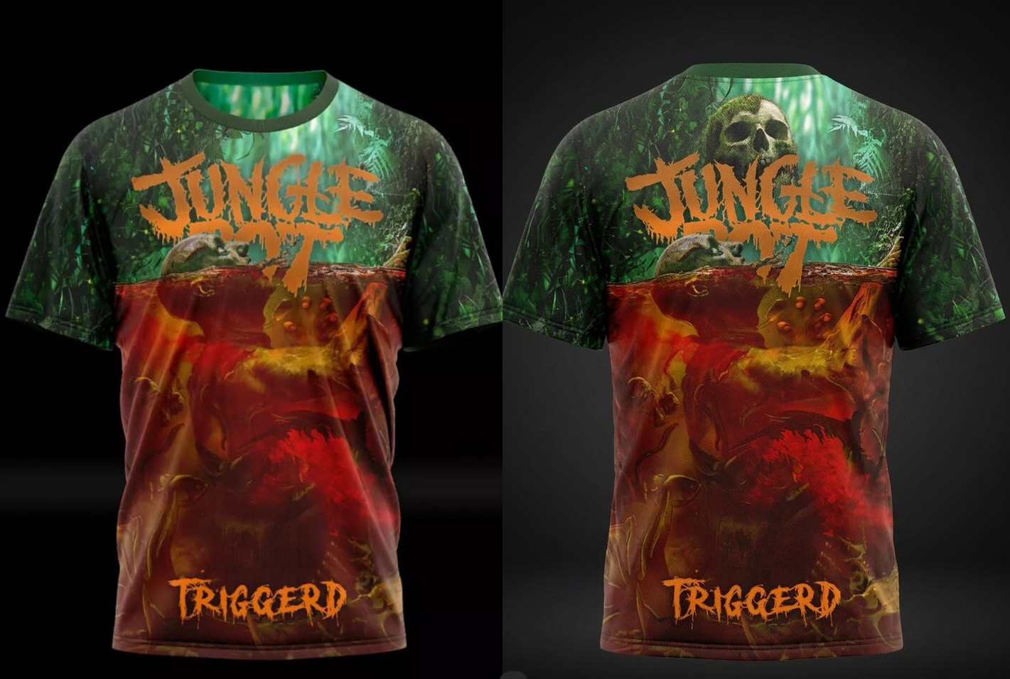 For Fan Jungle Rot Band Triggerd Ablum Graphic 3D T-shirt S to 5XL GG255