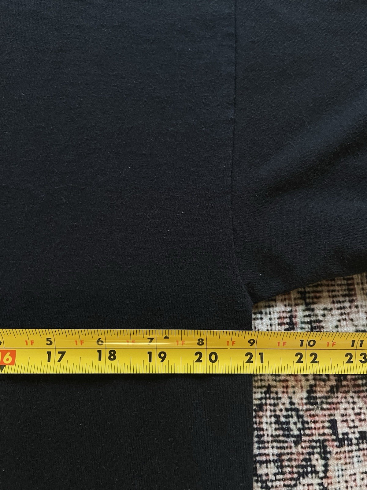 Vintage Slightly Worn In 1990s Tultex Black Blank T-Shirt Size XL gallery