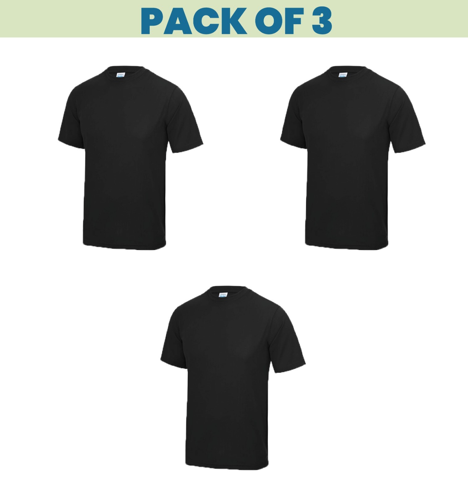 Pack 5 & 3 Just Cool AWDis T-Shirt Plain Casual Wear stag do hen Unisex JC001 gallery