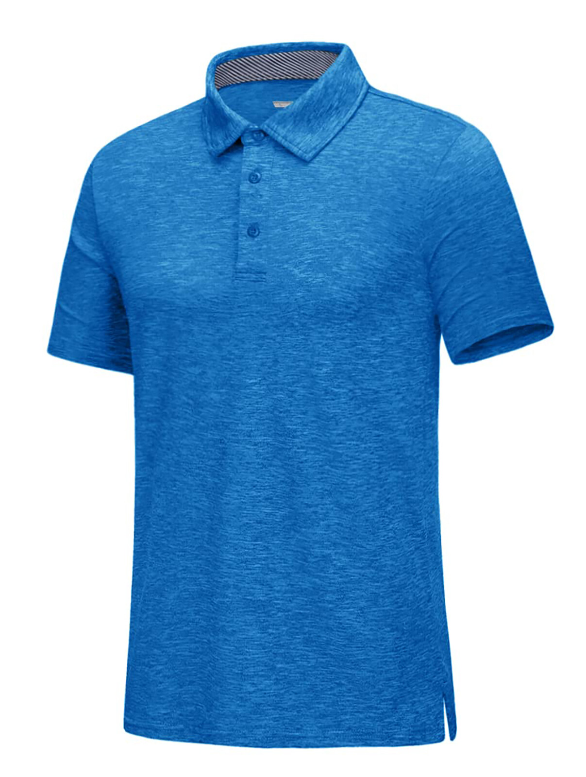 Men's Short Sleeve Polo Golf Shirts 3-Button Moisture Wicking Athletic T-Shirts gallery