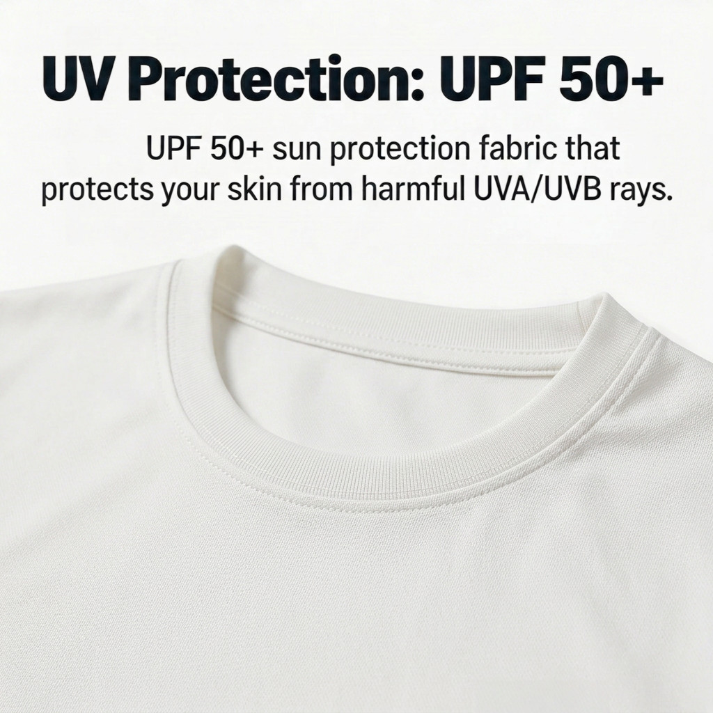 Quick Dry Athletic T-Shirt UPF50+ Moisture Wicking Crew Neck Short Sleeve gallery